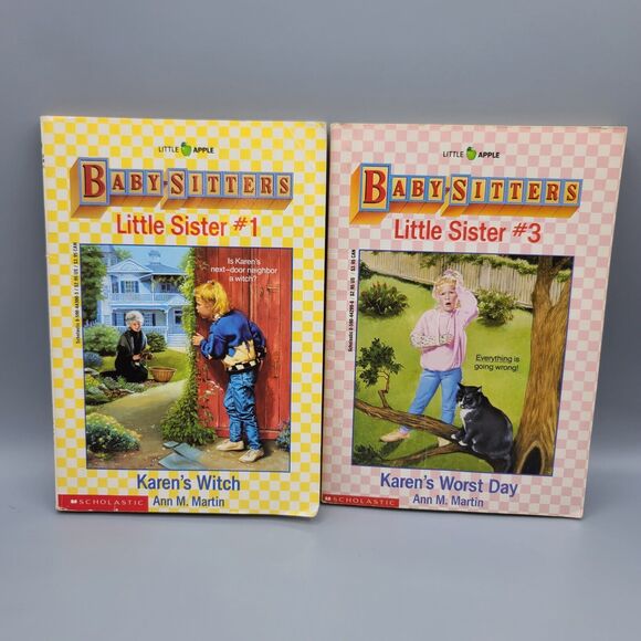 Baby Sitters Club Little Sister Ann M. Martin Lot Of 6 Paperback Books 1980s 90s - Picture 6 of 11